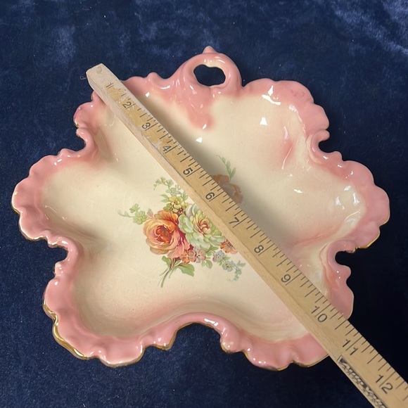 VTG Pink Floral Dish - Picture 2 of 4